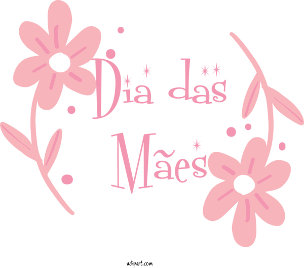 Free Holidays Floral Design Design Greeting Card For Dia Das Maes Clipart Transparent Background