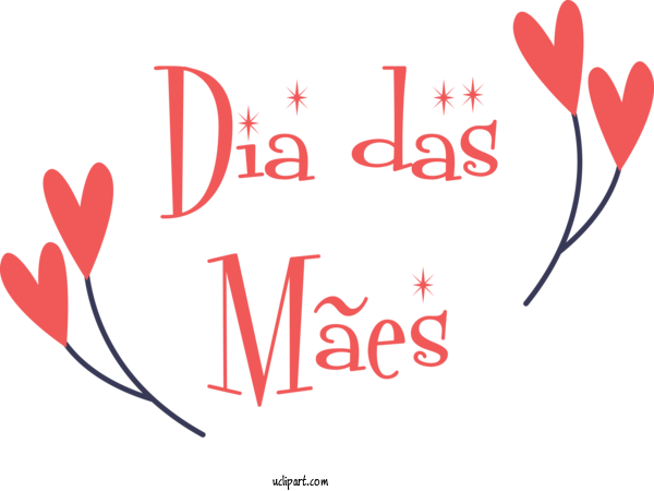 Free Holidays Logo Valentine's Day Line For Dia Das Maes Clipart Transparent Background