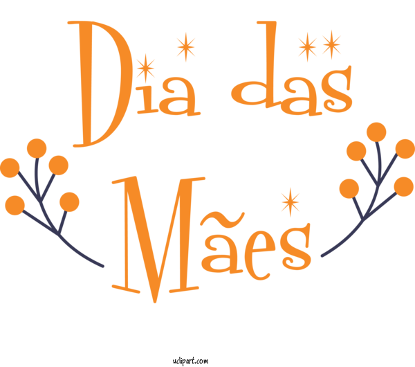 Free Holidays Floral Design Line Meter For Dia Das Maes Clipart Transparent Background