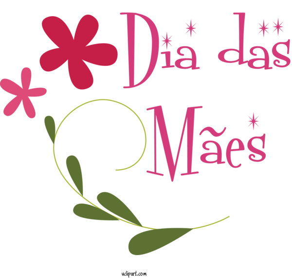 Free Holidays Cut Flowers Leaf Floral Design For Dia Das Maes Clipart Transparent Background
