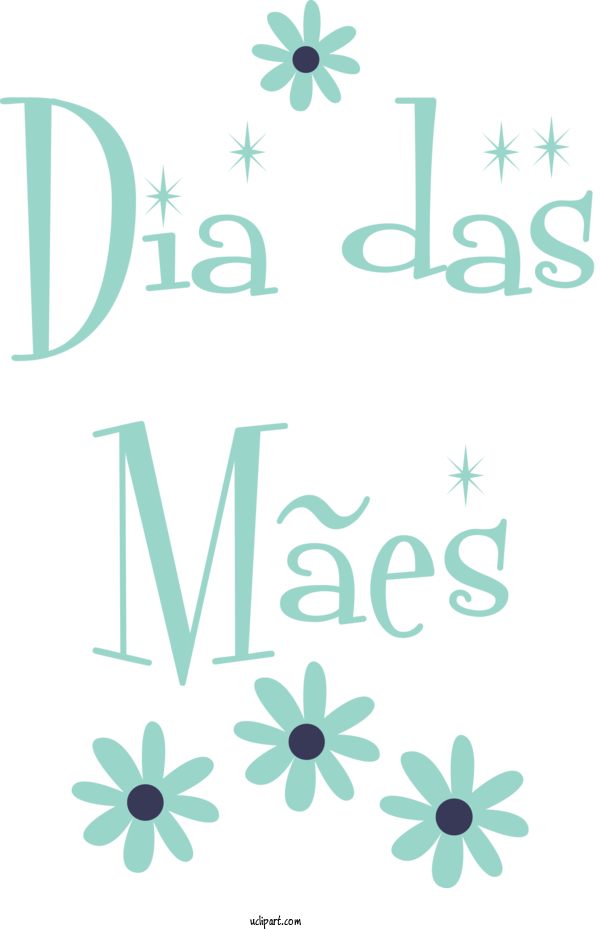 Free Holidays Design Logo Floral Design For Dia Das Maes Clipart Transparent Background