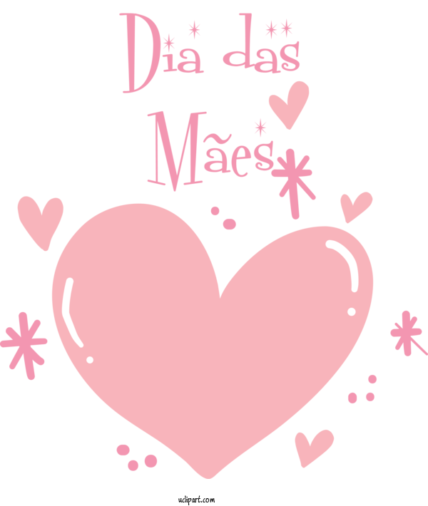 Free Holidays Greeting Card Valentine's Day Heart For Dia Das Maes Clipart Transparent Background