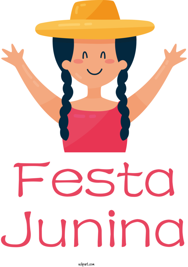 Free Holidays Cartoon Logo Hat For Brazilian Festa Junina Clipart Transparent Background