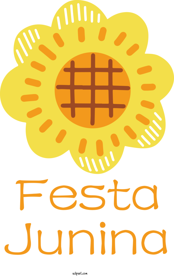 Free Holidays Logo Symbol Yellow For Brazilian Festa Junina Clipart Transparent Background
