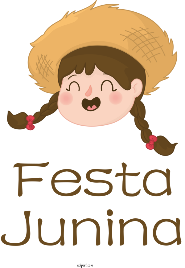 Free Holidays Cartoon Character Poster For Brazilian Festa Junina Clipart Transparent Background