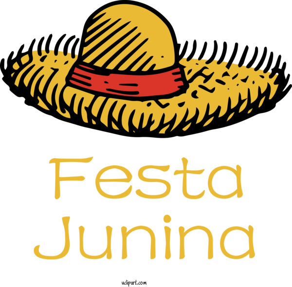 Free Holidays Sombrero Hat Cowboy Hat For Brazilian Festa Junina Clipart Transparent Background