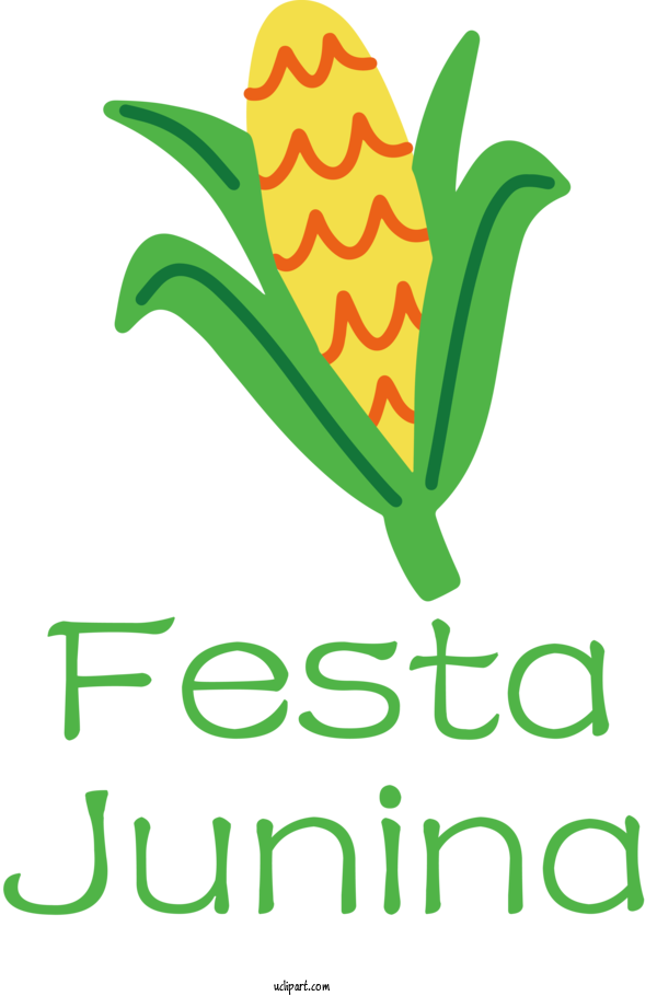 Free Holidays Leaf Plant Stem Logo For Brazilian Festa Junina Clipart Transparent Background