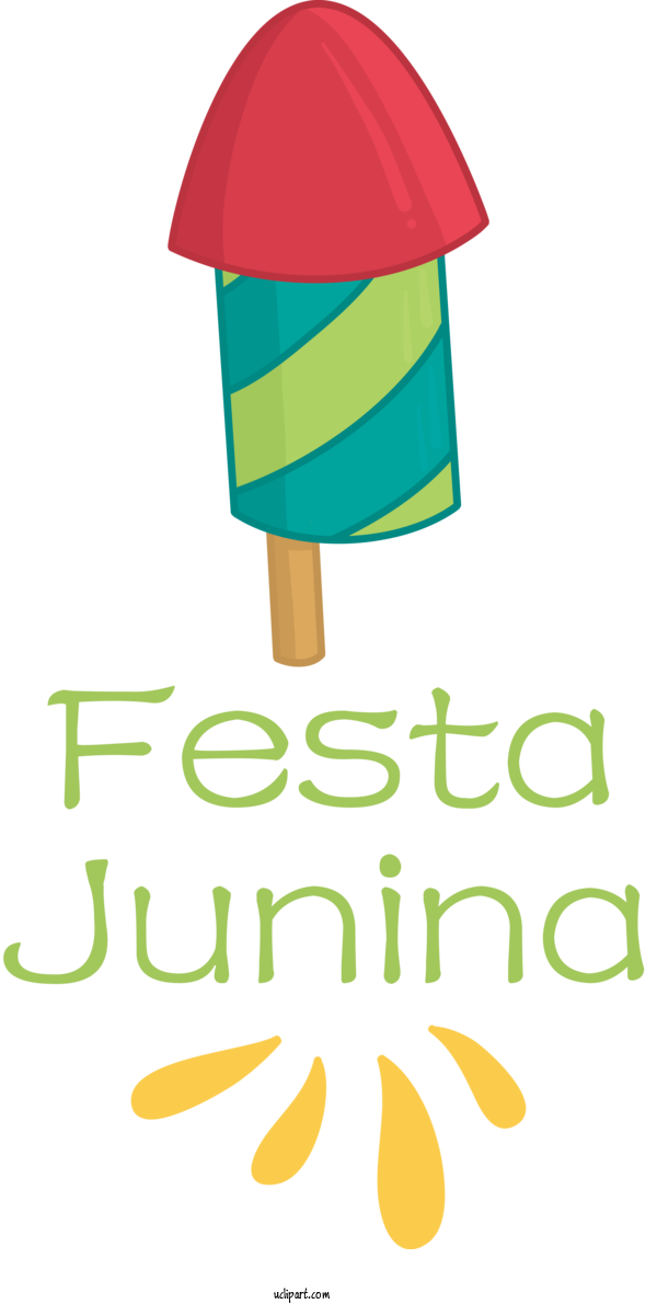 Free Holidays Logo Yellow Line For Brazilian Festa Junina Clipart Transparent Background