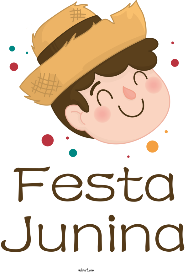 Free Holidays Cartoon Hat Line For Brazilian Festa Junina Clipart Transparent Background