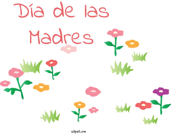 Free Holidays Leaf Floral Design Design For Dia De Las Madres Clipart Transparent Background