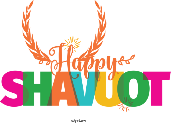 Free Holidays Logo Design Line For Shavuot Clipart Transparent Background