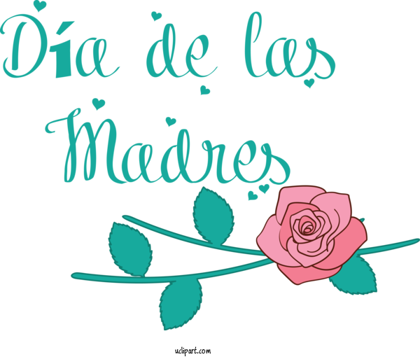 Free Holidays Floral Design Leaf Plant Stem For Dia De Las Madres Clipart Transparent Background