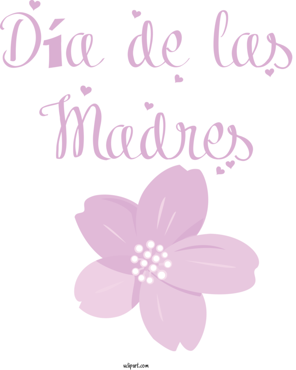 Free Holidays Floral Design Petal Meter For Dia De Las Madres Clipart Transparent Background