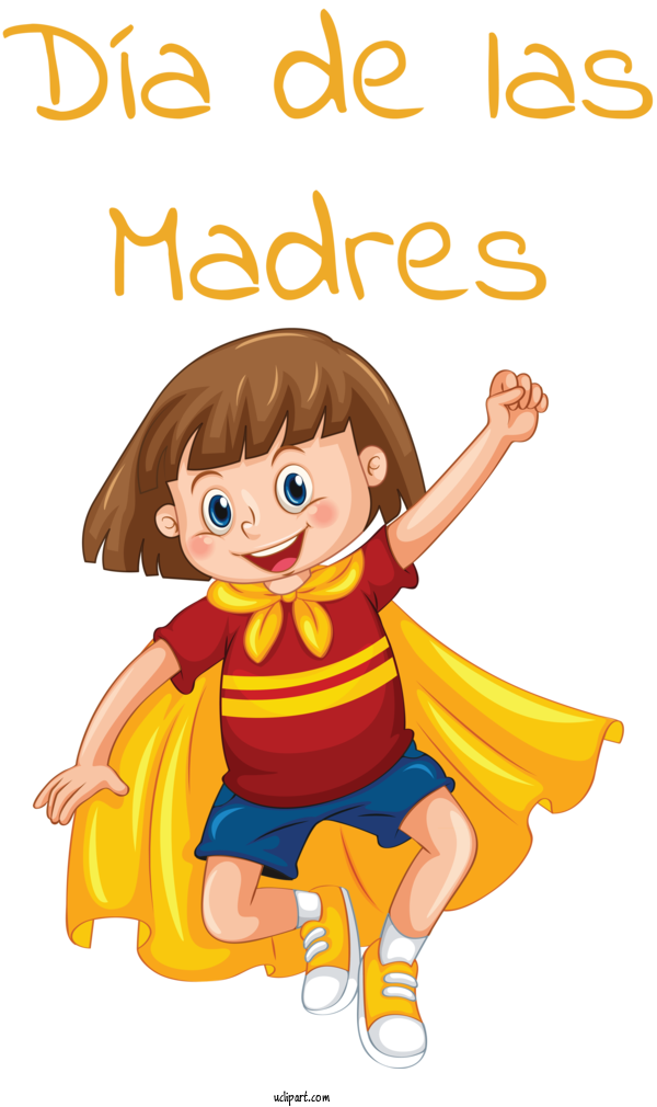 Free Holidays Royalty Free Superhero Vector For Dia De Las Madres Clipart Transparent Background