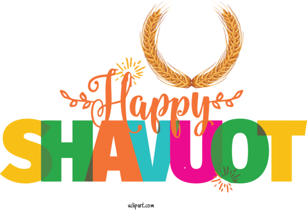 Free Holidays Logo Line Meter For Shavuot Clipart Transparent Background
