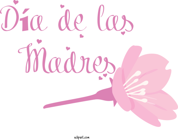 Free Holidays Floral Design Petal Line For Dia De Las Madres Clipart Transparent Background