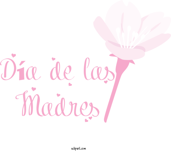 Free Holidays Floral Design Logo Petal For Dia De Las Madres Clipart Transparent Background