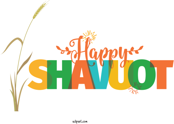 Free Holidays Logo Design Commodity For Shavuot Clipart Transparent Background