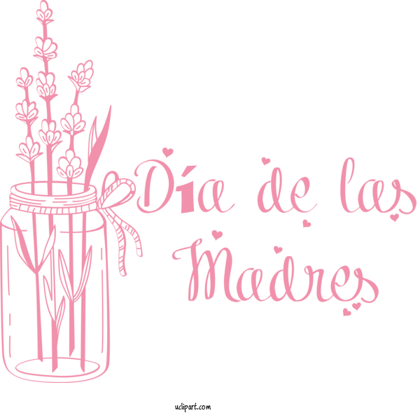 Free Holidays Design Logo Font For Dia De Las Madres Clipart Transparent Background