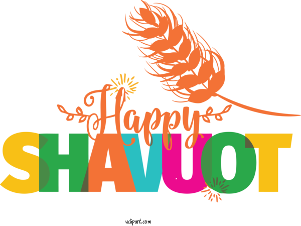 Free Holidays Logo Design Meter For Shavuot Clipart Transparent Background
