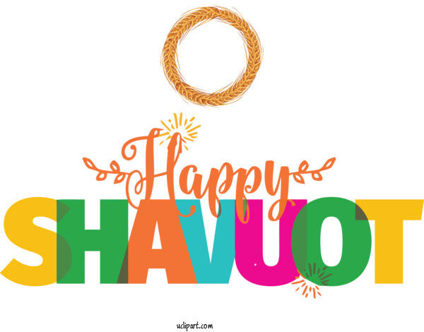 Free Holidays Logo Line Design For Shavuot Clipart Transparent Background