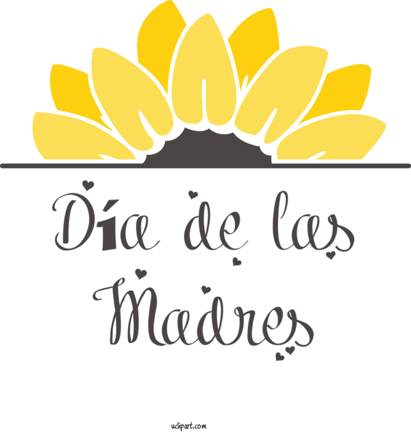Free Holidays Floral Design Logo Leaf For Dia De Las Madres Clipart Transparent Background