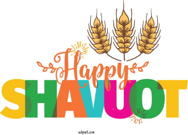 Free Holidays Logo Commodity Grasses For Shavuot Clipart Transparent Background