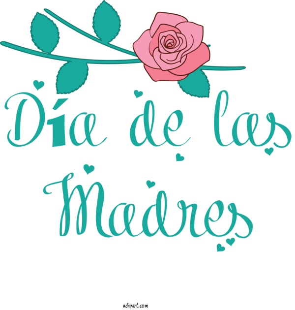 Free Holidays Plant Stem Cut Flowers Design For Dia De Las Madres Clipart Transparent Background