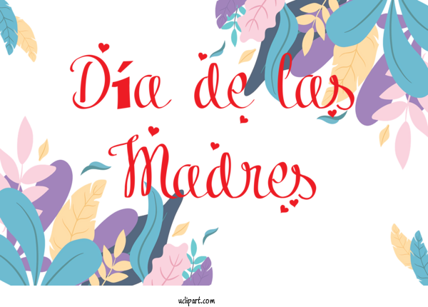Free Holidays Design Cartoon Background Information For Dia De Las Madres Clipart Transparent Background