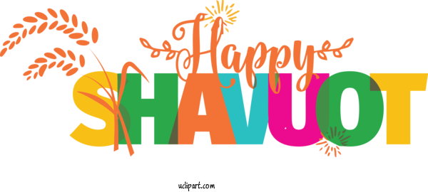 Free Holidays Logo Design Line For Shavuot Clipart Transparent Background