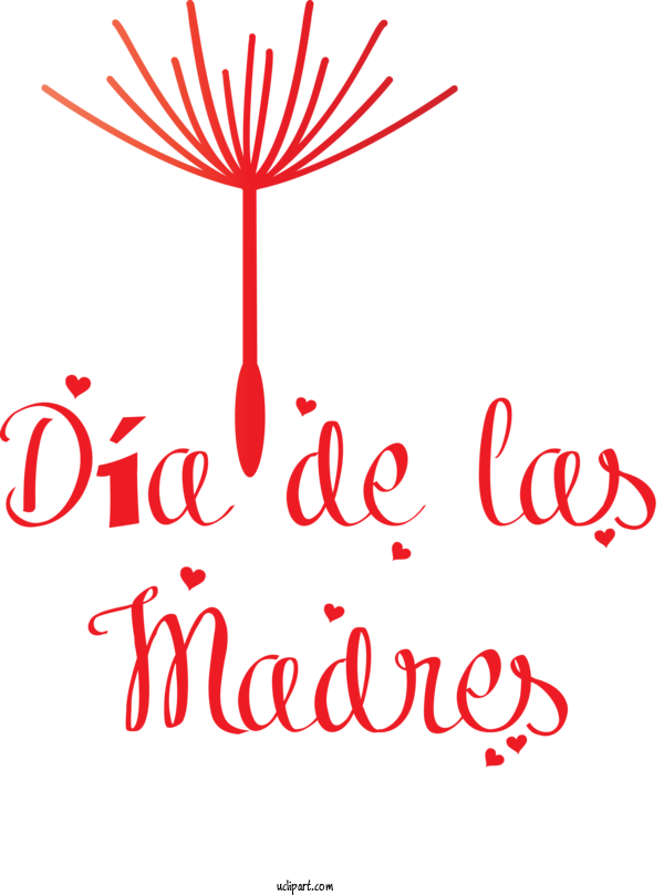 Free Holidays Flower Logo Line For Dia De Las Madres Clipart Transparent Background