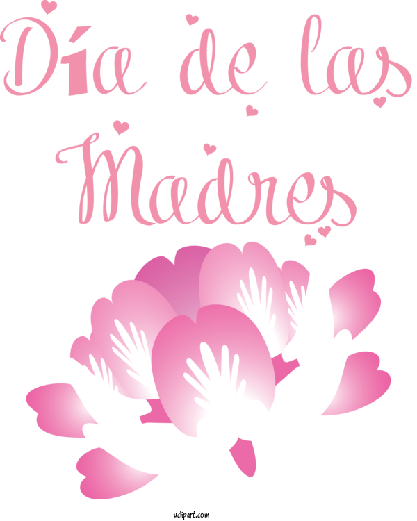 Free Holidays Floral Design Petal Line For Dia De Las Madres Clipart Transparent Background
