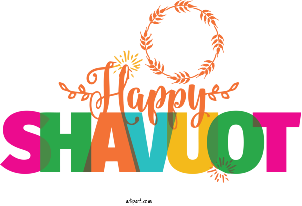 Free Holidays Logo Line Design For Shavuot Clipart Transparent Background