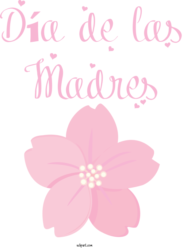 Free Holidays Floral Design Flower Design For Dia De Las Madres Clipart Transparent Background