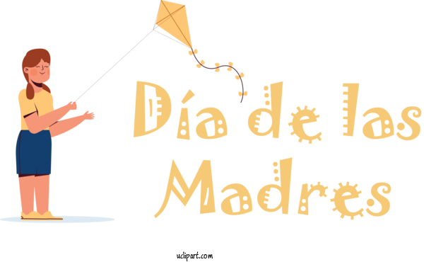 Free Holidays Logo Cartoon Diagram For Dia De Las Madres Clipart Transparent Background