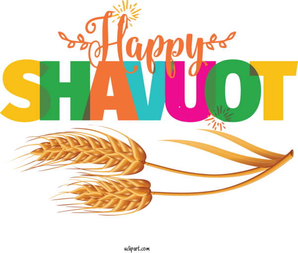 Free Holidays Logo Commodity Staple Food For Shavuot Clipart Transparent Background