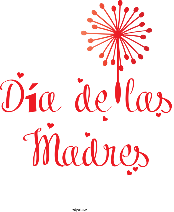Free Holidays Flower Petal Line For Dia De Las Madres Clipart Transparent Background