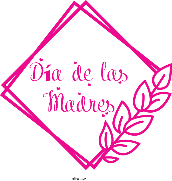 Free Holidays Logo Drawing Line For Dia De Las Madres Clipart Transparent Background