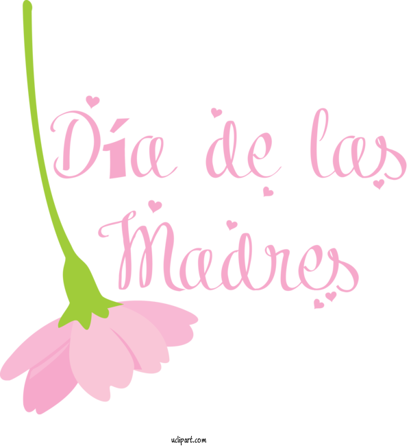 Free Holidays Floral Design Flower Logo For Dia De Las Madres Clipart Transparent Background