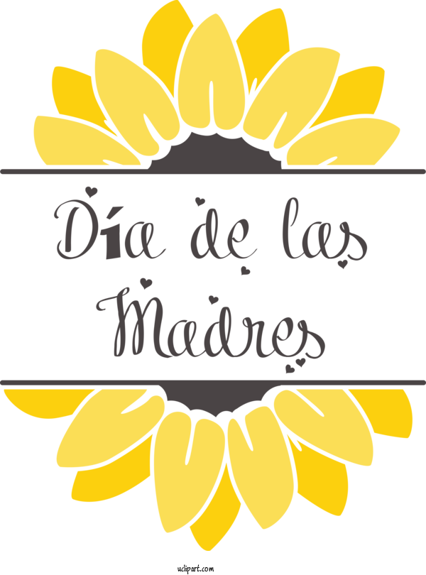 Free Holidays Floral Design Logo Commodity For Dia De Las Madres Clipart Transparent Background
