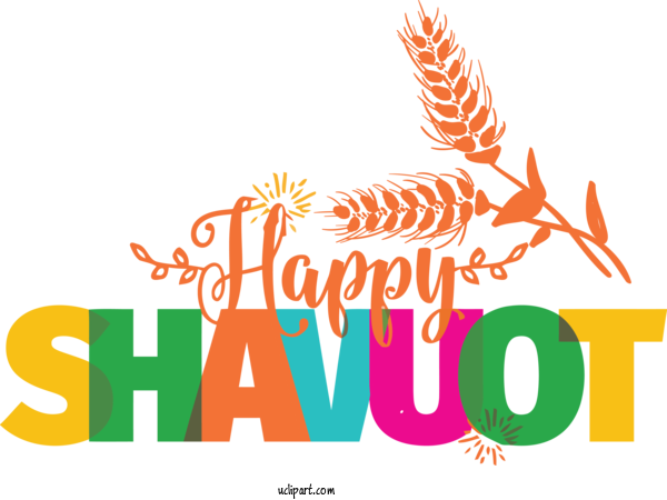 Free Holidays Logo Line Meter For Shavuot Clipart Transparent Background