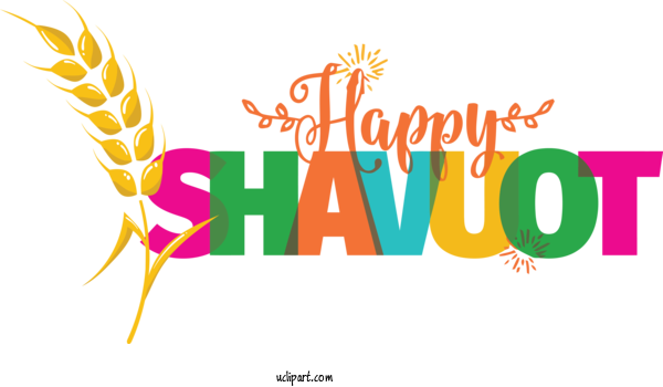 Free Holidays Design Logo Line For Shavuot Clipart Transparent Background