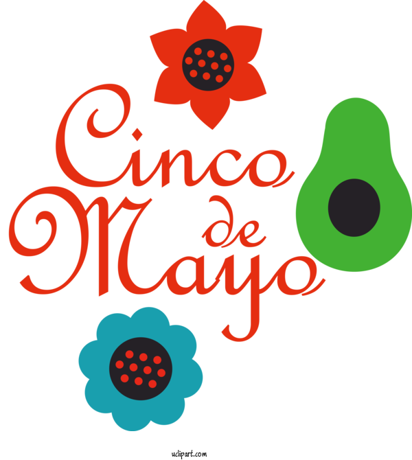 Free Holidays Logo Design Stencil For Cinco De Mayo Clipart Transparent Background