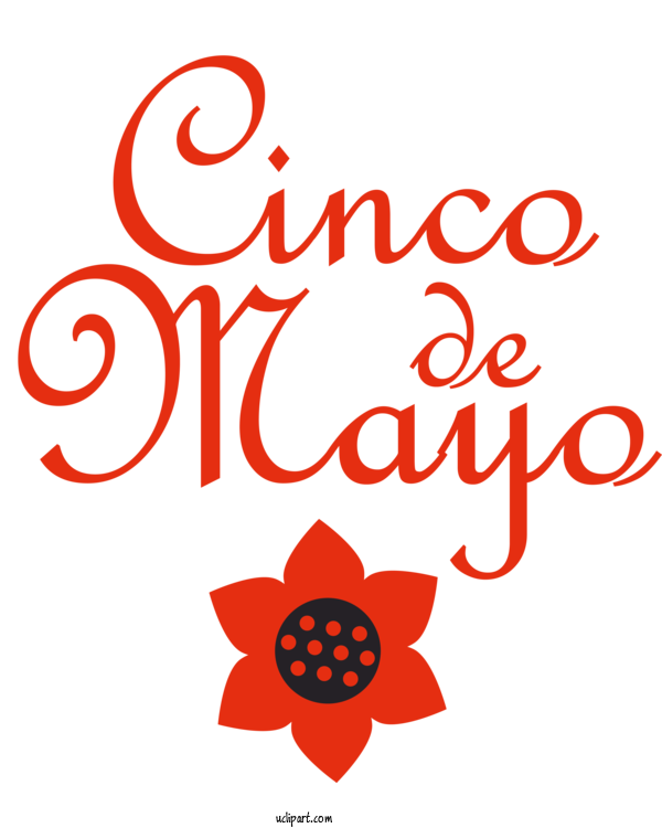 Free Holidays Logo Flower Petal For Cinco De Mayo Clipart Transparent Background