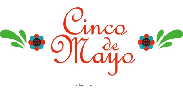 Free Holidays Logo Leaf Design For Cinco De Mayo Clipart Transparent Background