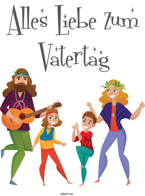 Free Holidays Subculture Cartoon Drawing For Alles Liebe Zum Vatertag Clipart Transparent Background