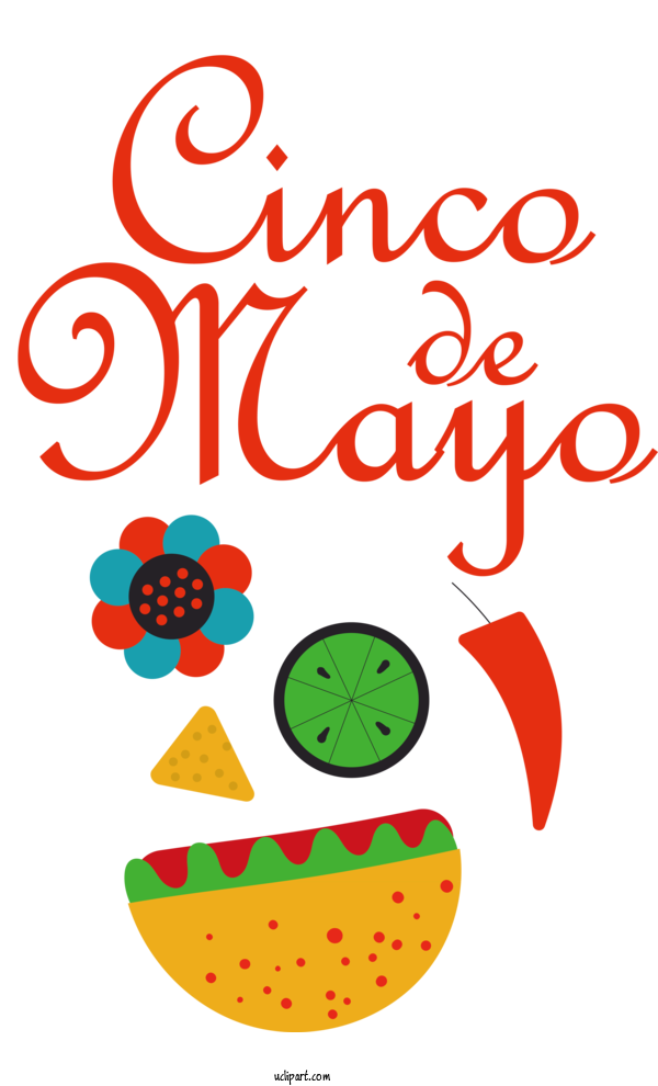 Free Holidays Stencil Meter Happiness For Cinco De Mayo Clipart Transparent Background