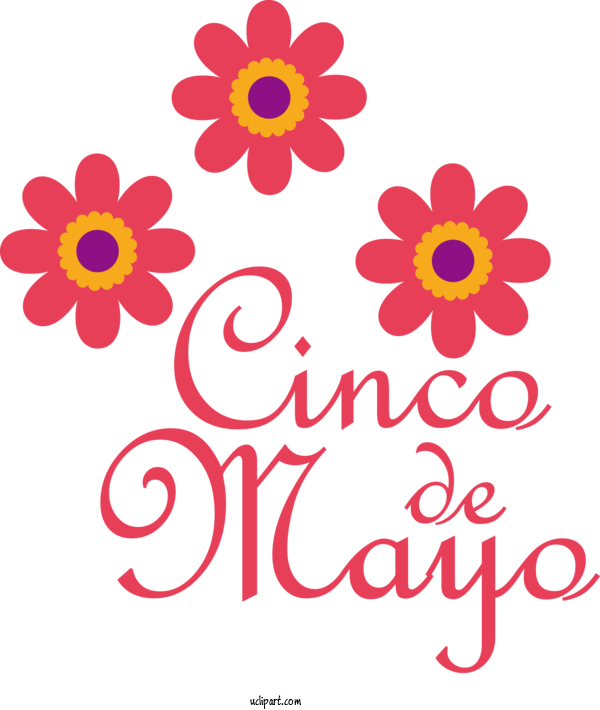 Free Holidays Floral Design Cut Flowers Wall Decal For Cinco De Mayo Clipart Transparent Background