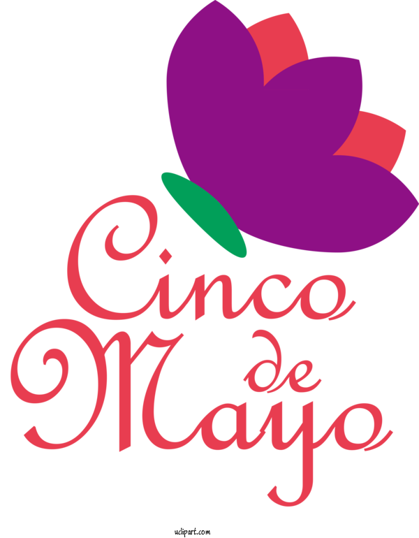 Free Holidays Logo Flower Valentine's Day For Cinco De Mayo Clipart Transparent Background