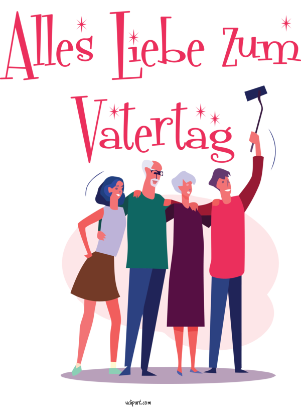 Free Holidays Public Relations Cartoon Clothing For Alles Liebe Zum Vatertag Clipart Transparent Background